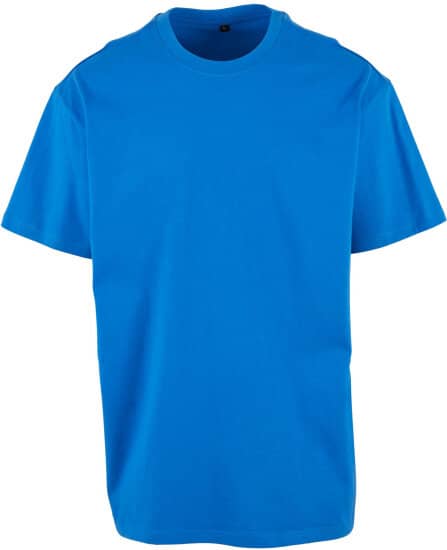 T-Shirts in Intense Blue: Heavy Oversize Tee BY102 von Build Your Brand