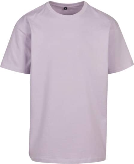 T-Shirts in Lilac: Heavy Oversize Tee BY102 von Build Your Brand