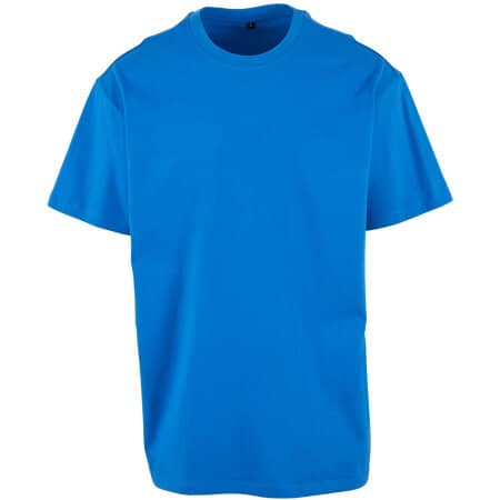 Build Your Brand Heavy Oversize Tee Intense Blue