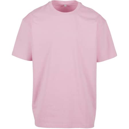 Build Your Brand Heavy Oversize Tee Soft Pink