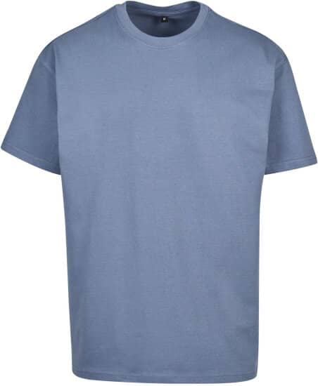T-Shirts in Vintage Blue: Heavy Oversize Tee BY102 von Build Your Brand