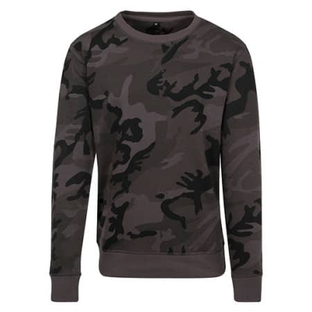 Build Your Brand Camo Crewneck Dark Camo