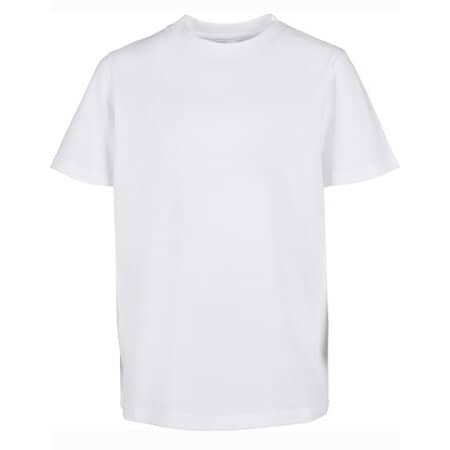 Build Your Brand Kids Basic Tee 2.0 White