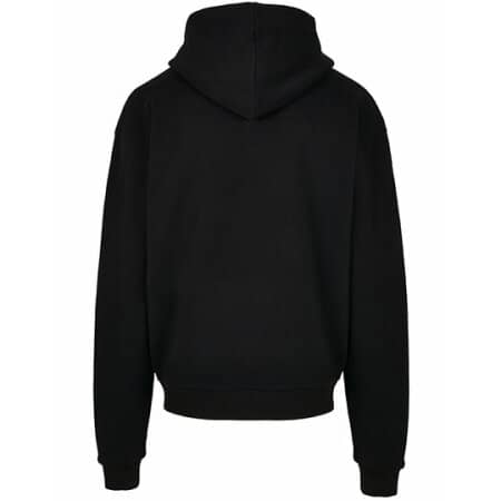 Build Your Brand Ultra Heavy Cotton Box Hoody Black