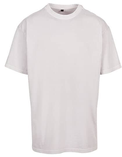 T-Shirts in Soft Lilac: Acid Washed Heavy Oversize Tee BY189 von Build Your Brand