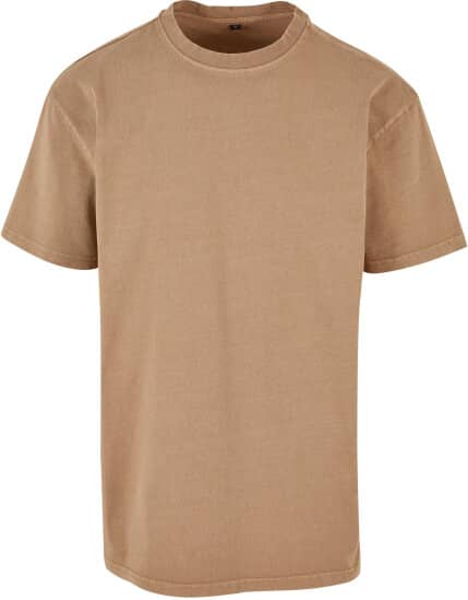 T-Shirts in Union Beige: Acid Washed Heavy Oversize Tee BY189 von Build Your Brand