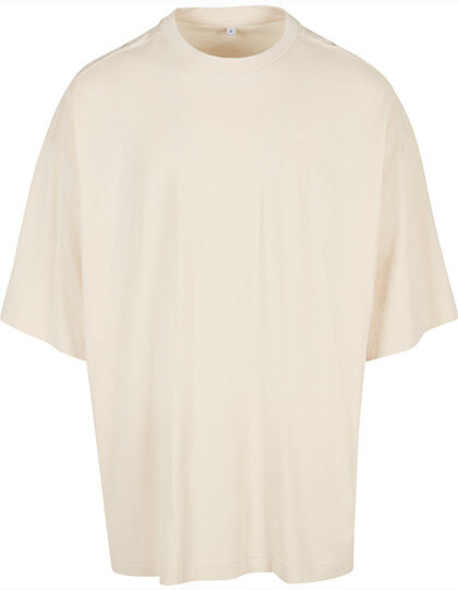 T-Shirts in White Sand: Huge Tee BY193 von Build Your Brand