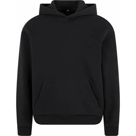 Build Your Brand Fluffy Hoody Black