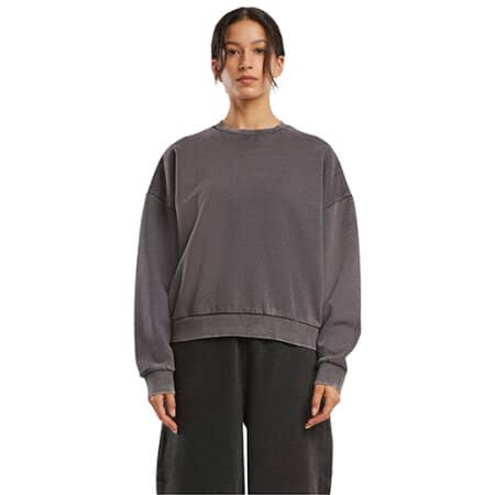 Build Your Brand Ladies Vintage Heavy Crewneck Magnet