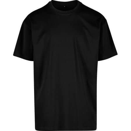 Build Your Brand Cotton Loose Tee Black