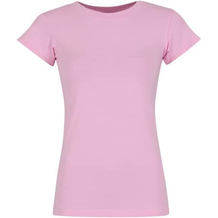 Build Your Brand Ladies Basic Stretch Tee 