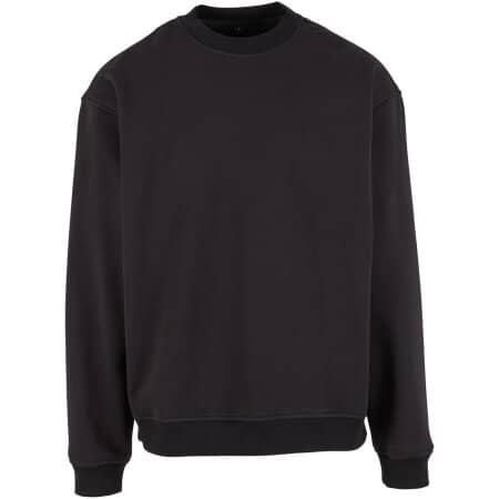 Build Your Brand Loose Fit Sweatshirt Black