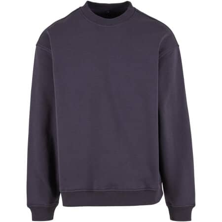 Build Your Brand Loose Fit Sweatshirt Navy