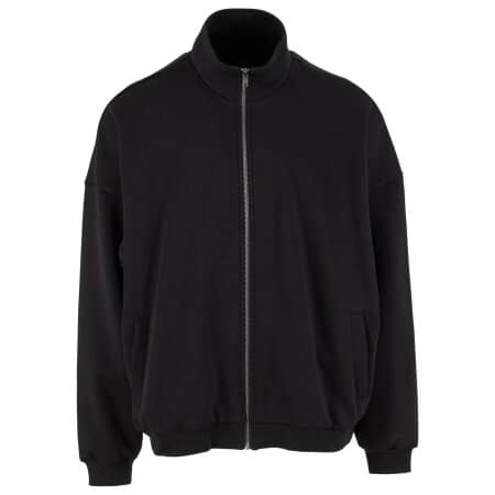 Build Your Brand Oversized Zip Jacket 
