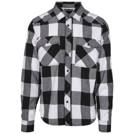Build Your Brandit Check Shirt Black-White