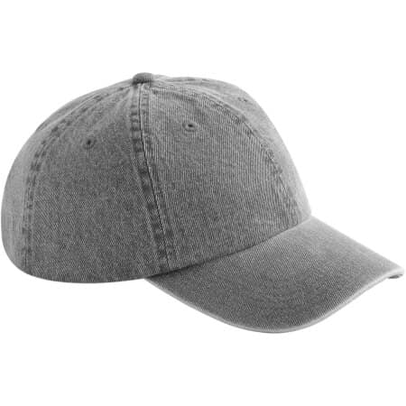Beechfield Denim Cap Acid Grey