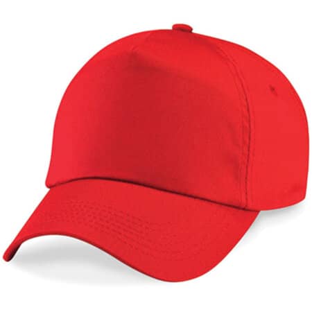 Beechfield Junior Original 5-Panel Cap Bright Red