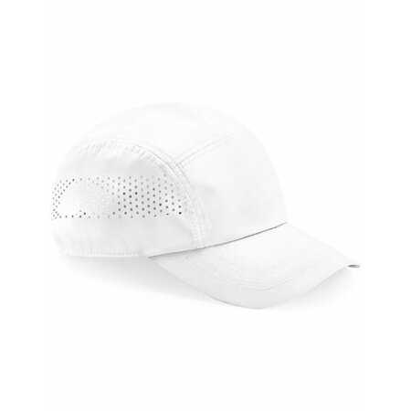 Beechfield Technical Running Cap White