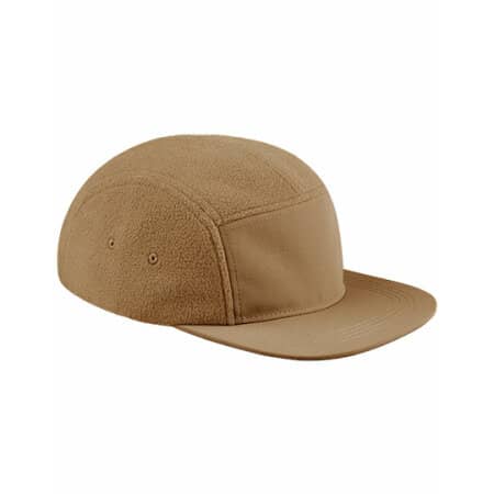 Beechfield Recycled Fleece Outdoor Camper Cap Biscuit