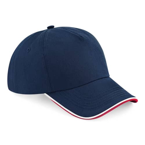 Beechfield Unisex Kinder Baseballkappe – 5-Panel, 100% Baumwolle, Klettverschluss