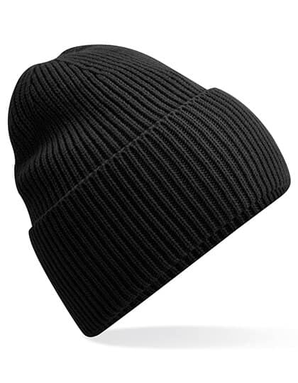 Mützen in Black: Oversized Cuffed Beanie CB384R von Beechfield