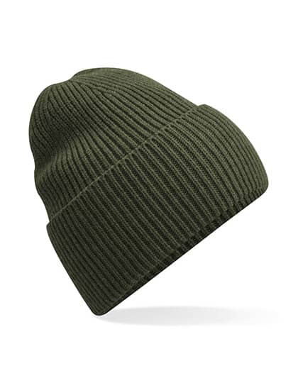 Mützen in Olive Green: Oversized Cuffed Beanie CB384R von Beechfield
