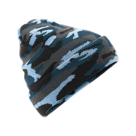 Beechfield Camo Cuffed Beanie 