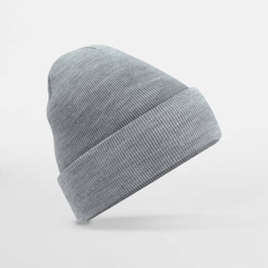 Mützen in Ash: Original Cuffed Beanie CB45 von Beechfield