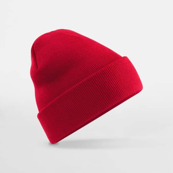 Mützen in Classic Red: Original Cuffed Beanie CB45 von Beechfield