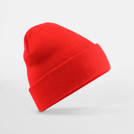 Mützen in Fire Red: Original Cuffed Beanie CB45 von Beechfield