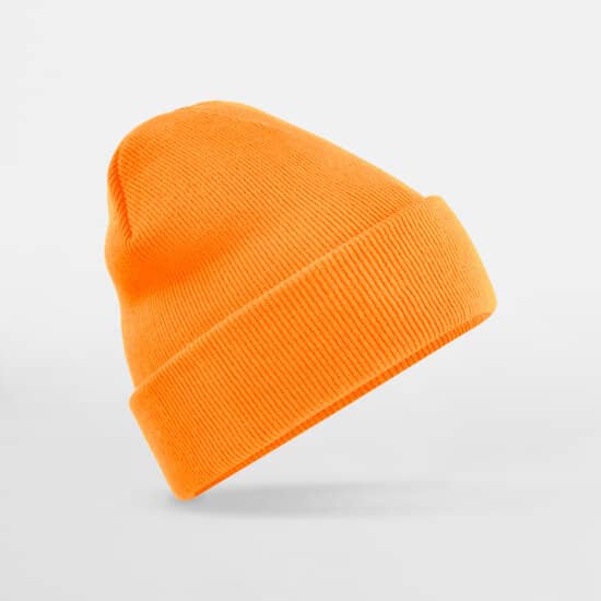 Mützen in Fluorescent Orange (Neon): Original Cuffed Beanie CB45 von Beechfield