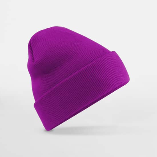 Mützen in Magenta: Original Cuffed Beanie CB45 von Beechfield