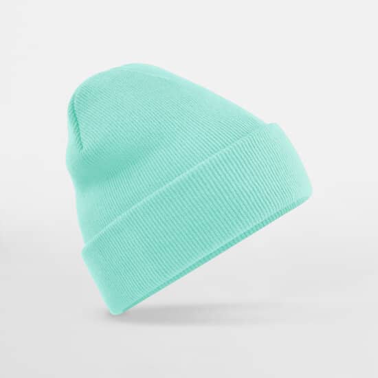 Mützen in Mint Green: Original Cuffed Beanie CB45 von Beechfield