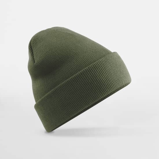 Mützen in Olive Green: Original Cuffed Beanie CB45 von Beechfield