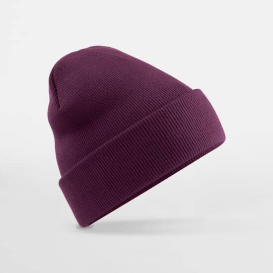 Mützen in Plum: Original Cuffed Beanie CB45 von Beechfield