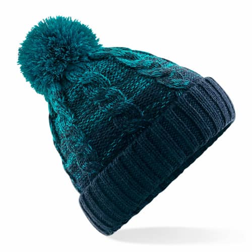 Beechfield Bommel Mütze Beanie Kappe Hat Cap Winter Überlang