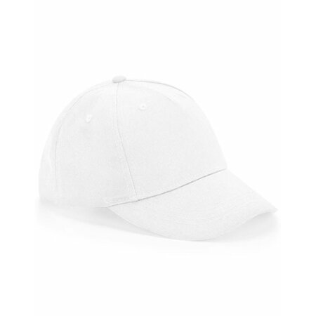 Beechfield Junior Organic Cotton 5 Panel Cap White