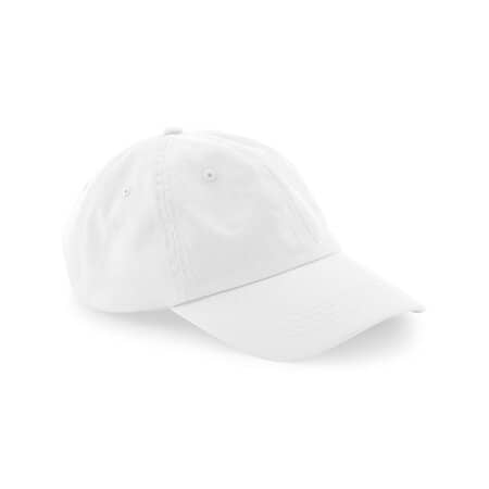 Beechfield Organic Cotton 6 Panel Dad Cap White
