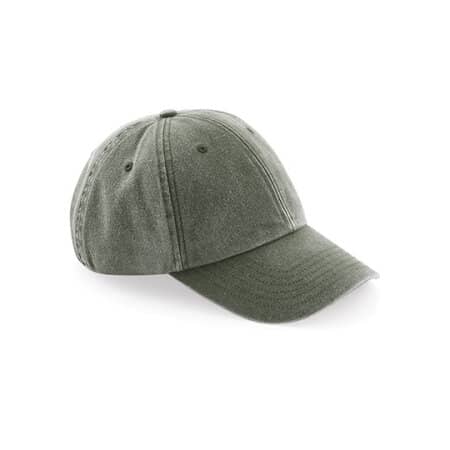 Beechfield Low Profile Vintage Cap Vintage Olive