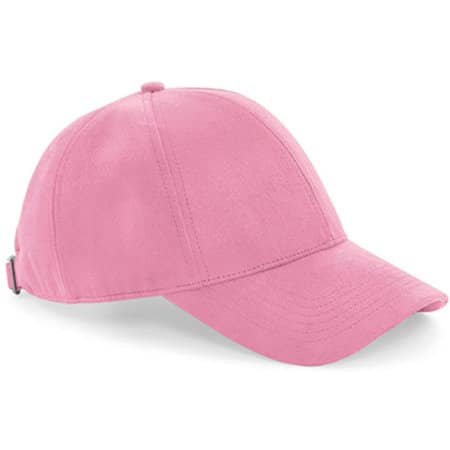 Beechfield Faux Suede 6 Panel Cap Dusky Pink