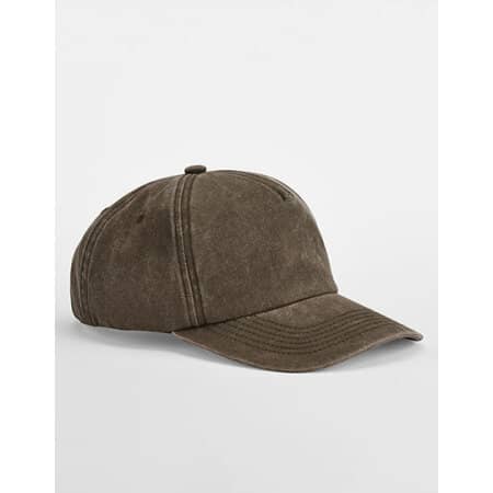 Beechfield Relaxed 5 Panel Vintage Cap Vintage Brown