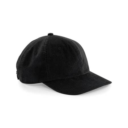 Beechfield Heritage Cord Cap Black