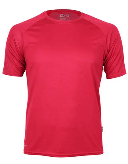 T-Shirts in Bordeaux Red: Rainbow Tech Tee CN100 von CONA SPORTS