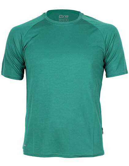 T-Shirts in Bottle Green: Rainbow Tech Tee CN100 von CONA SPORTS