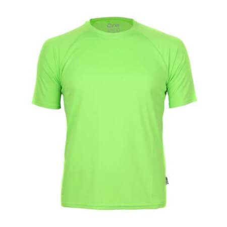 CONA SPORTS Rainbow Tech Tee Lime