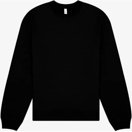 Canvas Unisex Crewneck Sweatshirt Black