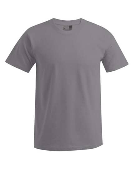 T-Shirts in New Light Grey (Solid): Men`s Premium-T E3000 von Promodoro