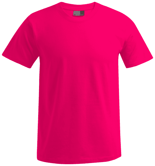 T-Shirts in Deep Pink: Men`s Premium-T E3000 von Promodoro