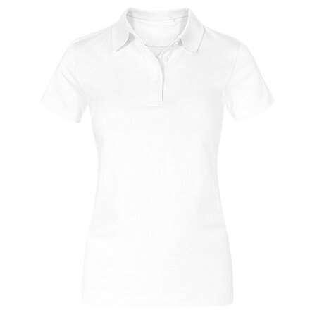 Promodoro Women`s Jersey Polo White
