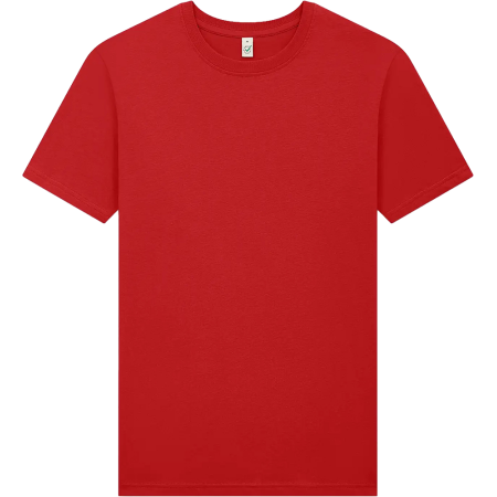 EarthPositive Unisex Organic T-Shirt Red